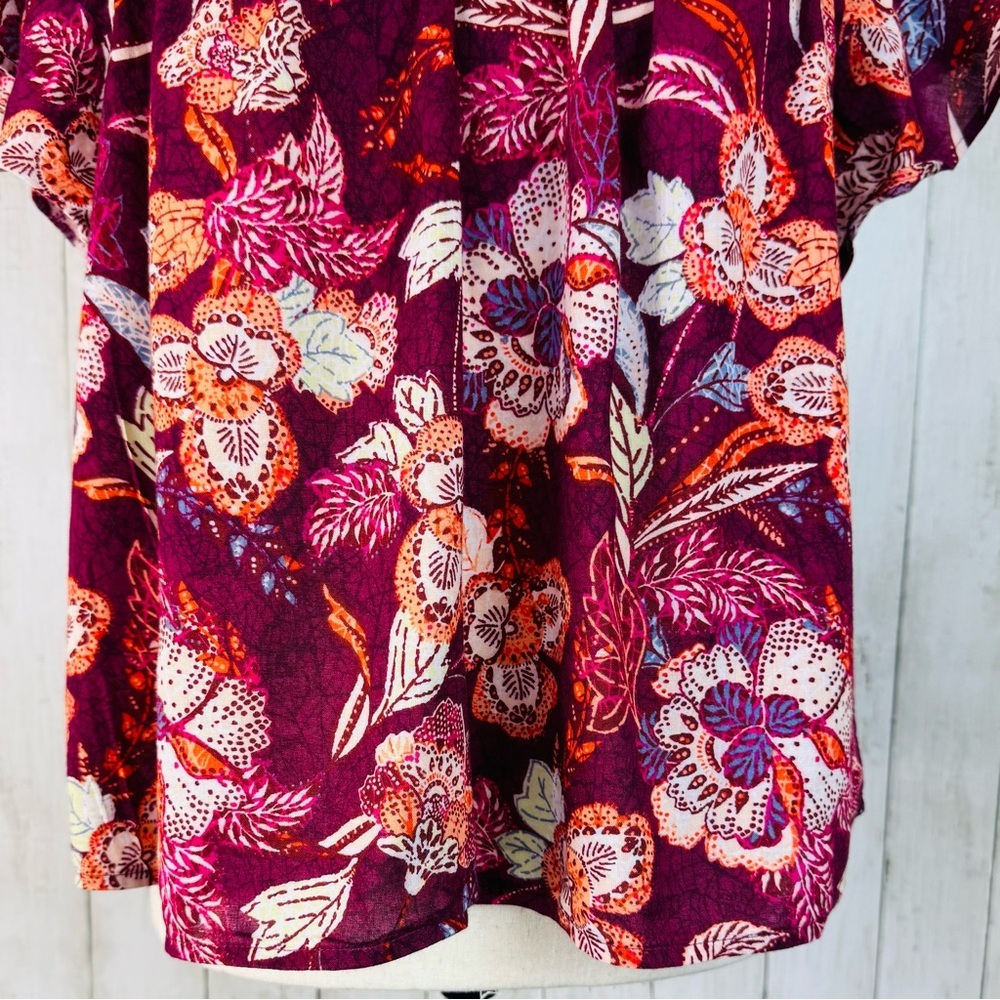 Old Navy | Floral Peasant Blouse – Size M - Picture 3 of 14